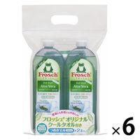 フロッシュ アロエヴェラ 詰め替え 750ml 6セット（2個入×6） 食器用洗剤 クールタオル付き 旭化成