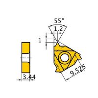 三菱マテリアル インサート MMT16ER140BSPT VP10MF 1セット(5PC)（直送品）