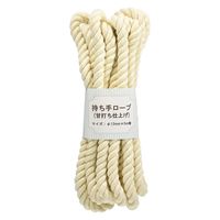 日本紐釦貿易(Nippon Chuko) 日本紐釦 綿ロープ 甘打 W12mm×5m巻 生成 S3-1　長さ5m巻×3巻セット（直送品）