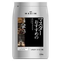 味の素AGF AGF マキシム マスターおすすめスペシャルブレンド 粉 230g x12 4901111993099（直送品）