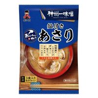 神州一味噌 神州一味噌 おいしいね！！殻付きあさり汁 3食 x12 4902703085222（直送品）