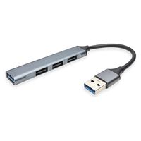 USBハブ 4ポート USB-A スリム 薄型 小型 USB3.0 HUB FS-HUBUS02 1個 FSC