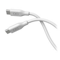 USB Type-Cケーブル 100W 高耐久 USB（C）[オス] シリコン 1m/2m ブラック/ホワイト CIO