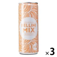 チェヴィコ ベリーニ ミックス 250ml 微発泡・中甘口 1セット（3缶）