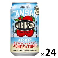 アサヒ飲料 ウィルキンソン タンサン #sober ライチ＆トニック 350ml 1箱（24缶入）