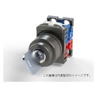 富士電機 φ22 AR22シリーズ  2ノッチセレクタスイッチキー 形丸フレーム1a1b　AR22JR-2A11A　1台（直送品）