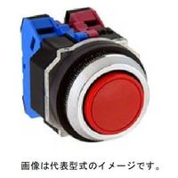 IDEC φ30TWNDシリーズ亜鉛ダイカスト製押ボタンスイッチ平形モメンタリ形 ABD101NR 1個（直送品）