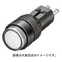 IDEC APシリーズ LED式小形表示灯Φ12 丸平形 DC24V AP2M122Y 1個（直送品）