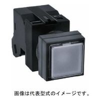 IDEC φ22TWシリーズパイロットライト角平（記名式）LED照光AC100/110V UPQW1B16DR 1個（直送品）