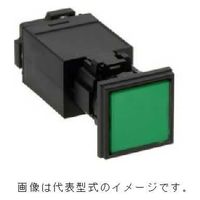 IDEC φ22HWシリーズパイロットライト角平形記名式LED照光AC100/110V HW2P-1H2G 1個（直送品）