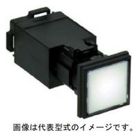 IDEC φ22HWシリーズパイロットライト角平形記名式LED照光AC100/110V HW2P-1H2PW 1個（直送品）