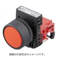 富士電機 φ22 AR22シリーズ 平形押しボタンスイッチ 赤 丸フレーム1b　AR22F0R-01R　1台（直送品）