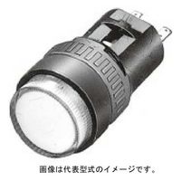 IDEC APシリーズ LED式小形表示灯Φ16 丸平形 DC6V AP6M166Y 1個（直送品）