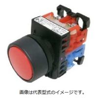富士電機 φ22 AR22シリーズ 平形押しボタンスイッチ 赤 丸フレーム1a1b　AR22F0R-11R　1台（直送品）