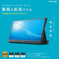 多摩電子工業　１５．６型モバイルディスプレイ　のぞき見防止フィルム付属 XSK122K　1個（直送品）