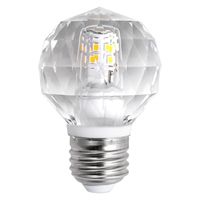 大河商事 LED電球 E26 G型 クリスタル型 昼光色 6000K ダイアモンドカット　1台（直送品）