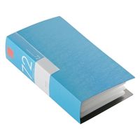 バッファロー（サプライ） ＣＤ＆ＤＶＤファイルケース　ブックタイプ　７２枚収納　ブルー BSCD01F72BL 1個（直送品）