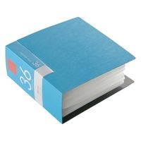 バッファロー（サプライ） ＣＤ＆ＤＶＤファイルケース　ブックタイプ　３６枚収納　ブルー BSCD01F36BL 1個（直送品）