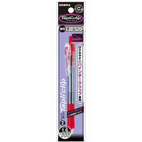 ゼブラ タプリクリップ ボールペン 1.6ｍｍ 赤 レッド P-BNU5-R 10本（直送品）