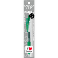 ゼブラ サラサクリップボールペン 0.7ｍｍ 緑　グリーン P-JJB15-G 10本（直送品）