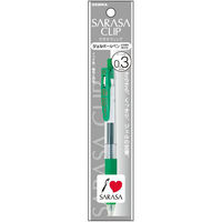 ゼブラ サラサクリップボールペン 0.3ｍｍ 緑 グリーン P-JJH15-G 10本（直送品）