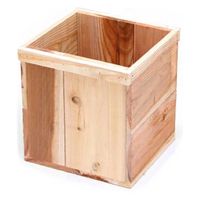 リーフ 木箱　無塗装　ガーデニング　ＤＩＹ素材　１箱 213816 1個（直送品）