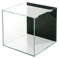 アクロ ガラス水槽　アクロ３０キューブ　スーパークリア　背面ブラック　３０×３０×３０ｃｍ　５ｍｍ厚 287393 1個（直送品）