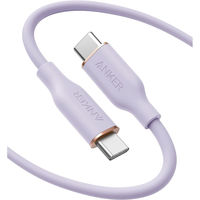 Anker PowerLine III Flow USB-C & USB-C ケーブル(1.8m ライトパープル) A85530V1（直送品）
