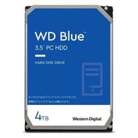 ウエスタンデジタル WD Blue 3.5インチ内蔵HDD 4TB SATA 6Gb/s 5400rpm 256MB WD40EZAX 1個（直送品）
