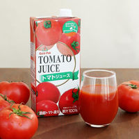 【紙パック】果汁100% 濃縮トマト還元 トマトジュース 1L 1箱（6本入）（わけあり品）