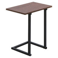 アイリスオーヤマ サイドテーブル SDT-45 ブラウンオーク／ブラック 幅450×奥行290×高さ522mm 1個 シンプル 小物置き（わけあり品）