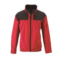 Nクールウェア 腰ファン(長袖)+空調服(R)スターターキット ブラック 18.0V/レッドLサイズ NA-1121/RED/L+SK23011K90（直送品）