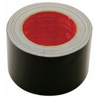 キラックス 厚手カラー布テープ 黒 75mm×25m 100 1箱（24個入）（直送品）