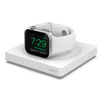 Apple Watch用充電器 ワイヤレス ポータブル 全シリーズ対応 USB-Cケーブル付属 ホワイト 1個 Belkin ベルキン