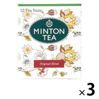 MINTON（ミントン）オリジナルブレンド 紅茶ティーバッグ 1セット（36バッグ:12バッグ入×3箱）