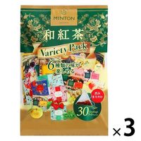 MINTON（ミントン）和紅茶ティーバッグ バラエティパック 1セット（90バッグ：30バッグ入×3袋）