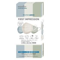 錦尚金 FIRSTIMPRESSION マスク プリーツ型01 個包装 27枚 4582559943169 1セット(40個入)（直送品）