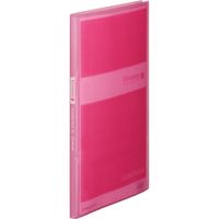 キングジム シンプリーズクリアファイルA4タテ型（透明）ＧＸ　２０ポケット　ピンク 186TSPGXヒン 1冊