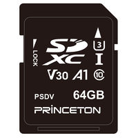 64GB SDXCカード UHS-I PSDV-64G 1個 プリンストン（直送品）