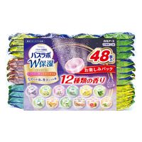 【大容量アソート】 HERSバスラボ W保湿 お楽しみパック 12種類の香り 1パック（48錠入）白元アース