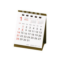 エムプラン 【2024年版】ベーシック プチプチ 卓上カレンダー 203828-01 1セット（2冊）（直送品）