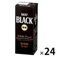 UCC上島珈琲 BLACK無糖200ml 503873 1箱（24本入）（わけあり品）