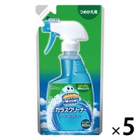 スクラビングバブル ガラスクリーナー 液体スプレー 詰め替え用 400ml 1セット(5個) ガラス用洗剤 窓ガラス ジョンソン