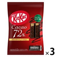 キットカット ミニ カカオ72% 12枚入 3袋 ネスレ日本 チョコレート 個包装