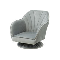 武田コーポレーション デザイン回転座椅子グレー AT2-DK56GRY １箱（直送品）