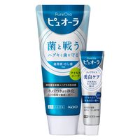 【アウトレット】【数量限定お得セット】 ピュオーラ 薬用ハミガキ マイルドハーブ 115g+ナノブライト美白ケアミニ付15g 1セット 花王