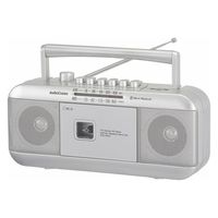 株式会社オーム電機 ステレオラジオカセットレコーダー シルバー 03-5011 1個（直送品）