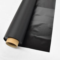 上村産業 黒色ビニールシート(PVC/非防炎） pvc-k0151350-14 1枚（直送品）