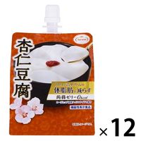 体脂肪を減らす蒟蒻ゼリー0kcal杏仁豆腐 12個 たらみ 【機能性表示食品】 ゼリー