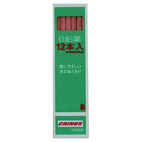 日本クリノス 木軸鉛筆 1ダース CL203
